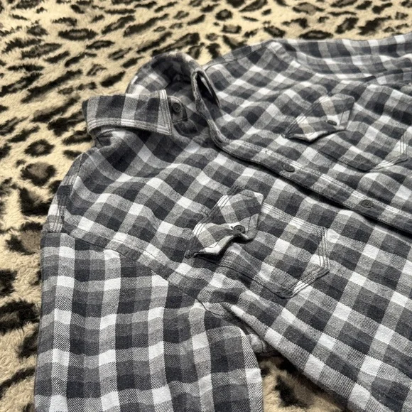 Howe Black and White Plaid Casual Shirt - Picture 3 of 7